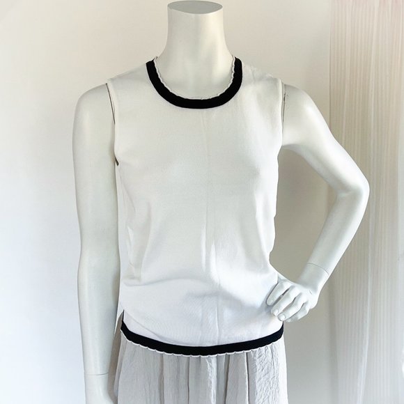 Vintage Sleeveless Knit Top Bloomingdales - Picture 1 of 5